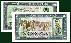 Albania 1964 - 10 Leke  Banknote, Paper Money -  UNC