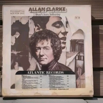 Allan Clarke - I Wasn't Born Yesterday LP Atlantic SD 19175 - Mike Porcaro Foto 1 de 4