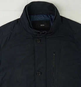 Hugo Boss Jacket Rain Coat Men Size 50 UK 40 R Medium M Full Zip Water Repellant - Picture 1 of 19