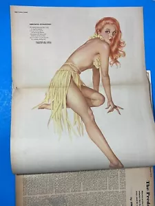 1945 AUGUST ESQUIRE MÄNNER MAGAZIN VARGAS MÄDCHEN ILLUSTRATION POSTER & ANZEIGEN BABE RUTH - Bild 1 von 19
