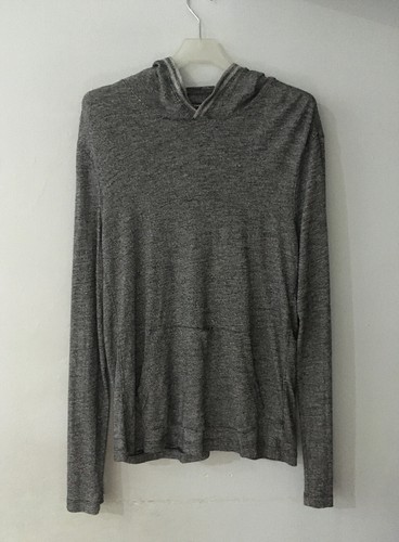 Maglione uomo Michael Kors grigio maglia pullover felpa con cappuccio taglia L 