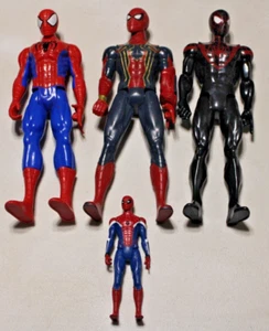 Marvel Spider Man Set 12 Inch Action Figure Qty 3 + Extra - Picture 1 of 7