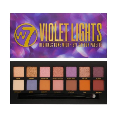 New! W7 Violet Lights x14 colours eyeshadow makeup palette purple neutrals wild - Image 1 of 4