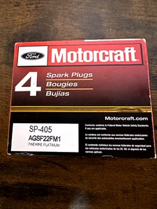 Ford SP-405 Spark Plugs AGSF22FM1 Finewire Platinum Motorcraft (Pack of 4) - Picture 1 of 5