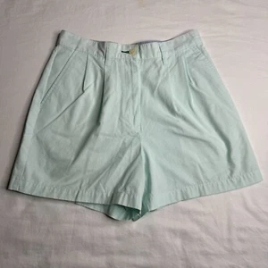 Tommy Hilfiger Mint Green High Waisted 4.5 Inch Inseam Shorts Womens Size 8 - Picture 1 of 9