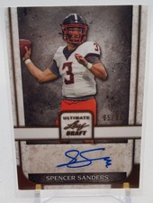 2022 Leaf Ultimate Draft Gold #65/99 Spencer Sanders #BA-SS1 Auto ROOKIE RC