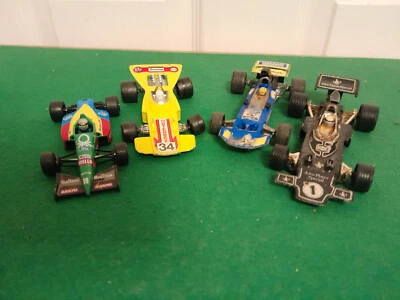 2 x Corg F/1 Cars, Surtees TS9][, Lotus JPS,  Matchbox Indy Car,Onyx  Benetton - Image 1 of 4