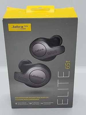 Jabra Elite 65t True Enabled  Wireless Earbuds - Black NOT SEALED - Image 1 of 4