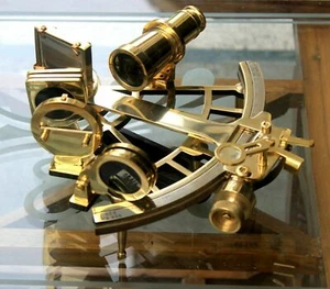 Maritime Royal Brass Heavy Sextant Working Astrolabe Navy Navigation Royal Item. - Picture 1 of 4