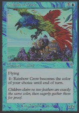 Rainbow Crow X4 Invasion MTG Magic Cards Blue Uncommon x4 near mint !