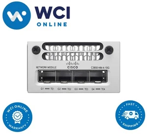 Cisco C3850-NM-4-10G 4-Port 10 Gigabit Ethernet Network Module 3850 Series - Picture 1 of 1