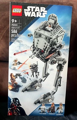 LEGO Star Wars Hoth AT-ST Walker 75322 Chewbacca Minifigure New Sealed Retired - Image 1 of 4