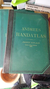 Andrees Handatlas 1890 Karten Geschichte Atlas  - Bild 1 von 3