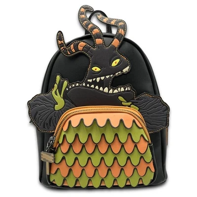 LOUNGEFLY DISNEY THE NIGHTMARE BEFORE CHRISTMAS HARLEQUIN DEMON COSPLAY BACKPACK - Image 1 of 4
