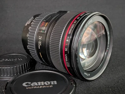 Canon EF 24-105mm F/4 L IS USM Zoom Lens [Excellent+++++] Tested Fast Ship Japan - Image 1 of 4
