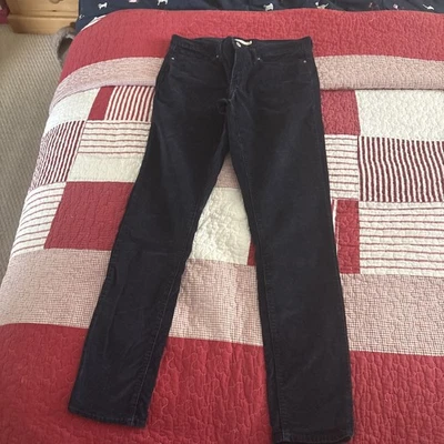 Levi’s 311 Shaping skinny Navy Cords 30waist inside leg 32   - Image 1 of 4