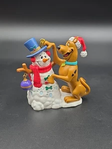 Vintage 2003 Hanna-Barbera Scooby Doo Christmas Ornament Snowman With Hat - Picture 1 of 10