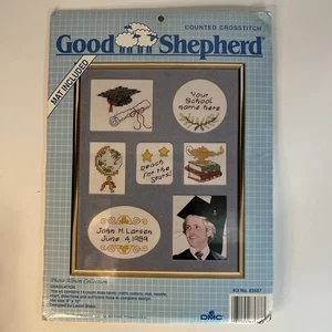 Good Shepherd Counted Crosstitch Photo Album Collection “Graduation” VTG’89 New - Picture 1 of 3