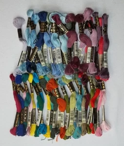 DMC embroidery floss lot of 50 new full skeins some partial - lot 3 - Picture 1 of 1