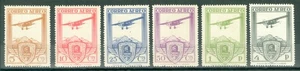 ESPAÑA 1930 - EDIFIL 483/8** - IX CONGRESO FERROCARRILES CORREO AÉREO - MUESTRA - Imagen 1 de 2