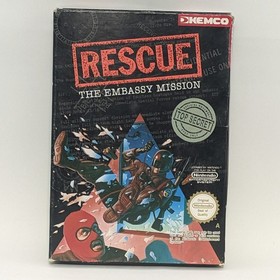 Nintendo NES Rescue: The Embassy Mission PAL-A (UKV) Video Game CIB [VGC]