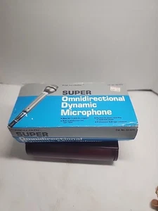 VTG Realistic 33-1070 Super Omnidirectional Dynamic Microphone-Untested Open Box - Picture 1 of 8