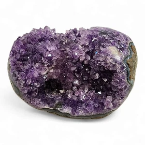 Amethyst Polished Edge Geode A-Grade Brazil 1lb 10.9oz. - Picture 1 of 4