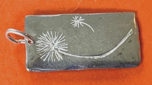 Colgante con etiqueta de plata de ley 925 te daré descanso diente de león paz mate 11:28 - Imagen 1 de 7