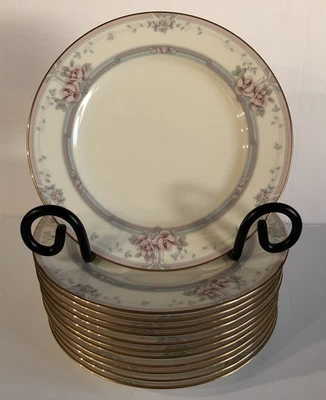 Noritake Magnificence 9736 Salad Plates 8.25" Bone China Set of 12 Sold Separate - Image 1 of 4