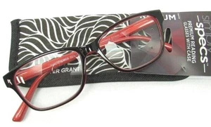 Simply Specs Lesebrille schwarz / rot mit Etui KINSEY RED - Bild 1 von 4