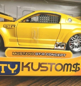 Scala 1:24 MUSTANG GT-R CONCEPT Jada Dub City PERSONALIZZATO $ NUOVO sigillato - Foto 1 di 7