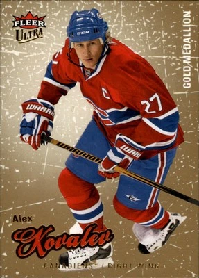2008-09 Ultra Gold Medallion #36 Alex Kovalev - HKY Foto 1 de 2