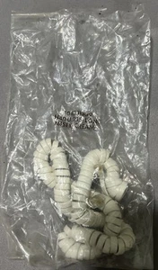 Western Electric Handset Cord H4DU-215 Długi mglisty kremowy NOS Modułowy telefon sprężynowy - Zdjęcie 1 z 2