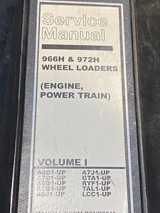 Caterpillar 966H.972H Wheel Loader (Engine,Power Train) Manual Vol 1 RENR8840 - Imagen 1 de 5