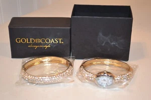 Gold Coast Women's Bangle Watch (Bracelet & Watch Set) - Picture 1 of 4