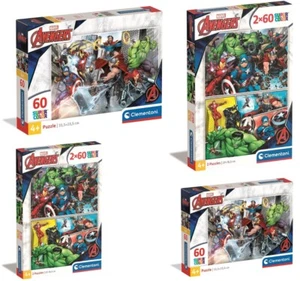 Clementoni Avengers Supercolor Puzzle 60 / 2x 60 Teile ab 4J. Kinderpuzzle - Photo 1/3