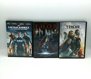 3 DVD MARVEL "CAPTAIN AMERICA Der Wintersoldat - THOR - THOR Die dunkle Welt" - Bild 1 von 1
