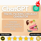 ChatGPT Generator listy kontrolnej pakowania podróży | Uprość przygotowanie podróży