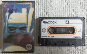 PETER GABRIEL same CASSETTE AUDIO TAPE VINTAGE PEACOCK 1077 - Picture 1 of 2
