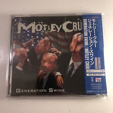 MOTLEY CRUE Generation Swine Japan CD AMCY2075 w/ OBI + Bonus Track