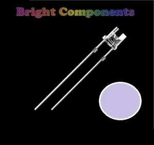 10 x Purple/UV LED 3mm Flat Top - Ultra Bright (500mcd) - UK Seller - Picture 1 of 1