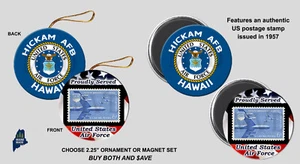 HICKAM AFB - USAF Air Force Base Veteran Geschenk Online Store Hawaii Militär HI - Bild 1 von 1