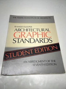 Architectural Graphic Standards Packard Ramsey Sleeper Student Edit. 7th Ed 1989 - Bild 1 von 13