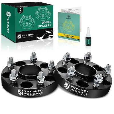 2x espaciadores de rueda de 5x4,5" a 5x114,3 mm M12x1,5 64,1 mm 1" para Honda Civic Acura MDX Foto 1 de 4