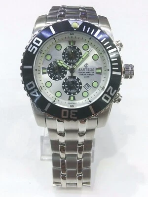 Sartego Ocean Master sports Chronograph 200 meter luminous watch SPC51 - Image 1 of 4