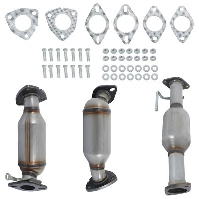 Convertidores catalíticos LABLT 3 piezas para Chevrolet Traverse GMC Acadia 2007-2017 3,6 L Foto 1 de 4