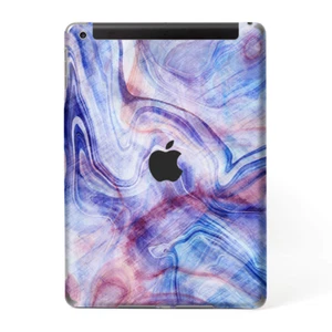 Skins Decal Wrap for Apple iPad 9.7 2017 Purple Marble Pink Blue Swirl - Picture 1 of 3