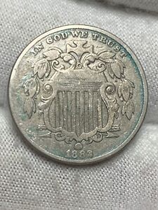 1882 5C Shield Nickel**789652A
