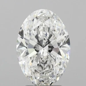 2.50 Cts OVAL Cut IGI Certified Lab Grown CVD Diamond G Color VS1 Clarity STONE - Picture 1 of 10
