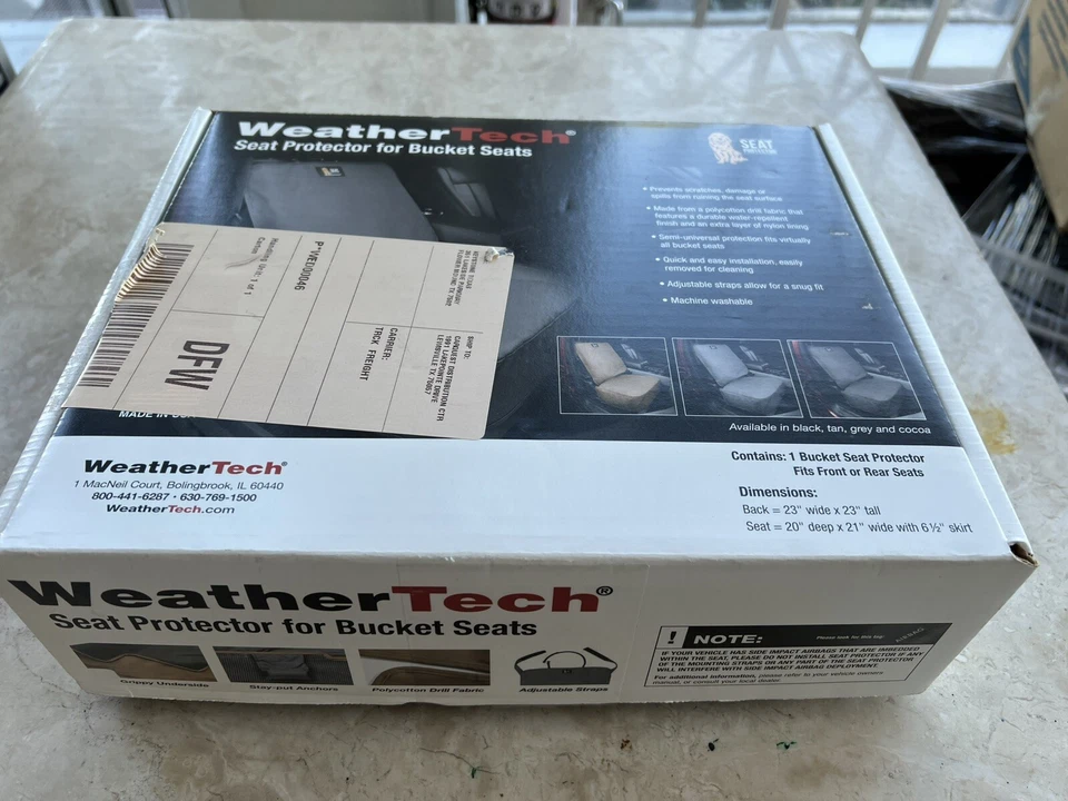 WeatherTech SPB002CHBX Seats - Seat Cover - Image 1 of 4